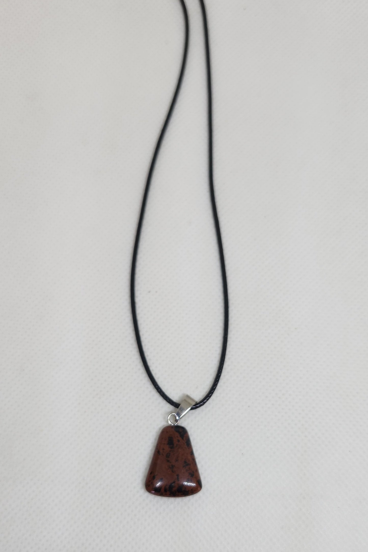 Mahogany Obsidian Necklace