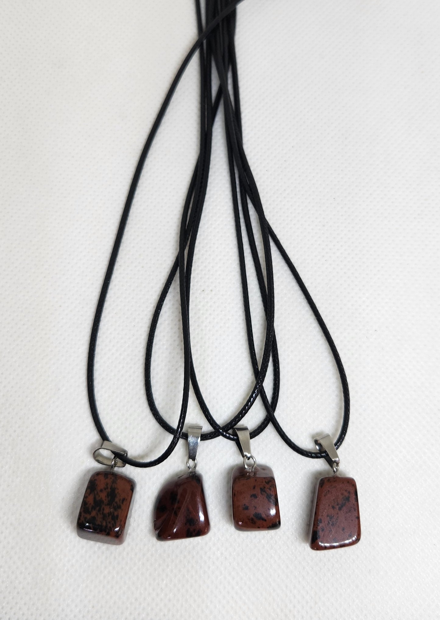 Mahogany Obsidian Necklace