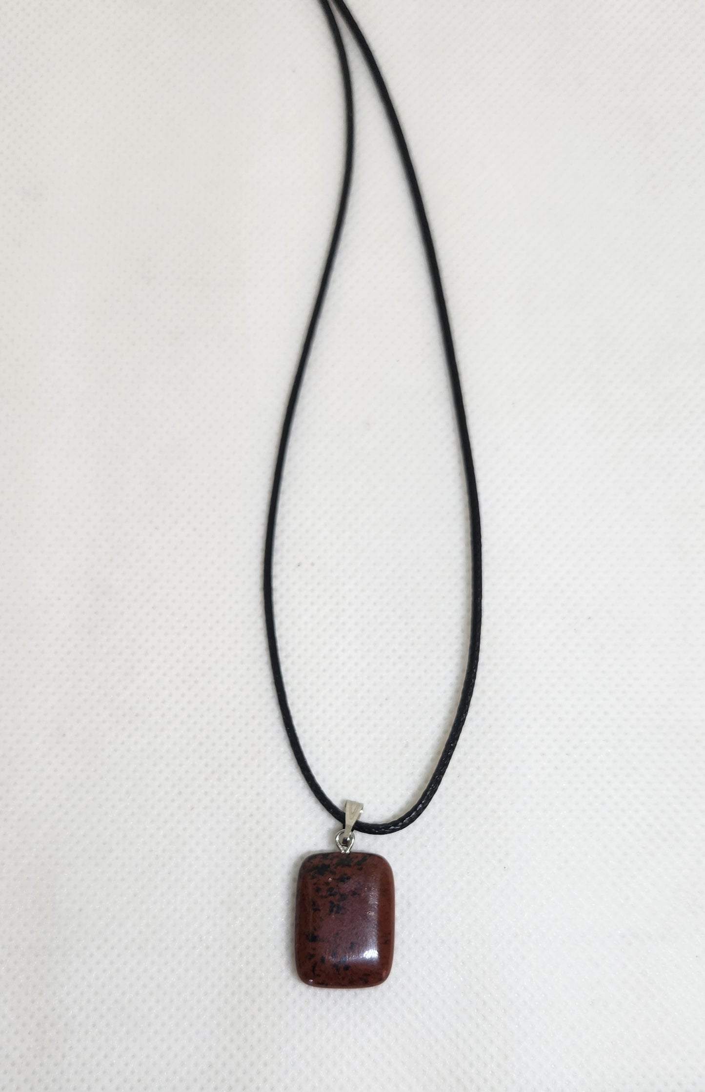 Mahogany Obsidian Necklace